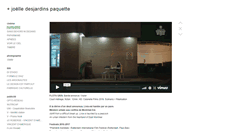 Desktop Screenshot of joelledesjardinspaquette.com
